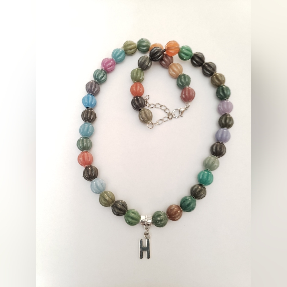 H Bead Necklace